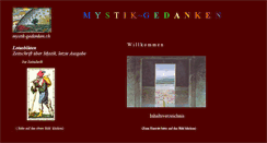 Desktop Screenshot of mystik-gedanken.ch