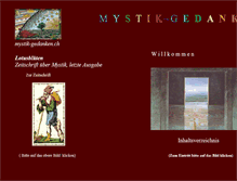 Tablet Screenshot of mystik-gedanken.ch
